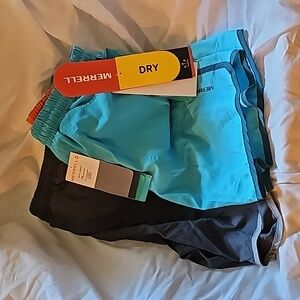 Two pair of Merrell hiking shorts, men's, bnwt